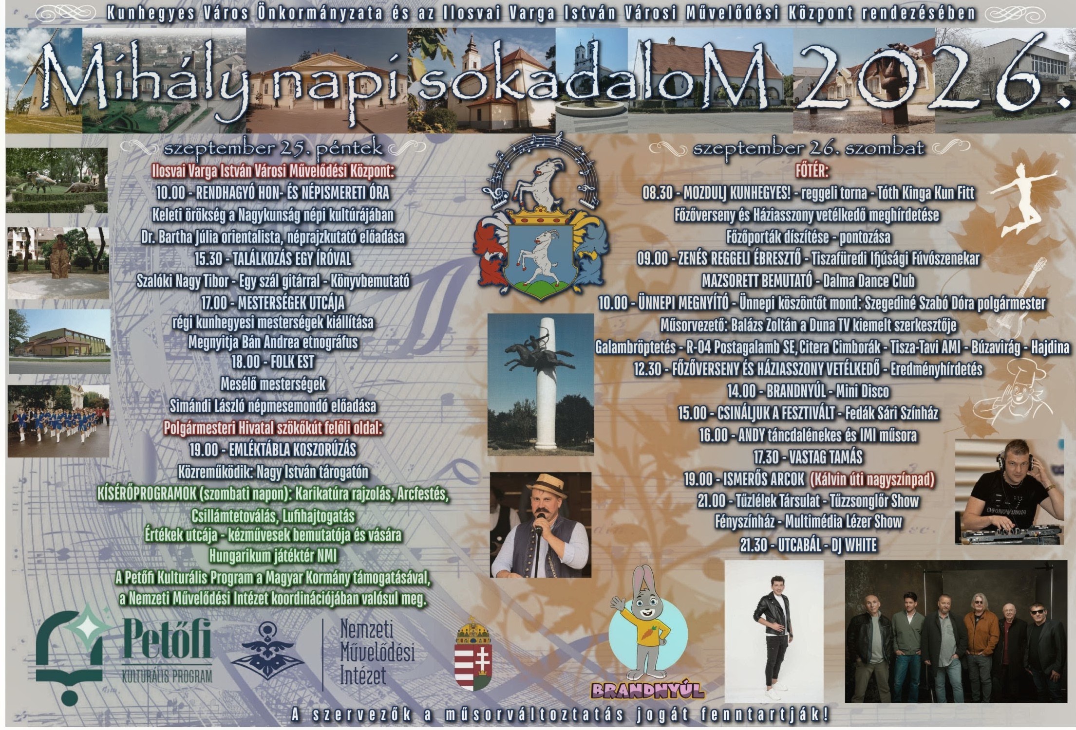 Mihály Napi Sokadalom 2026 programok 